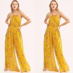 Free people Women's Mustard Georgia Jumpsuit